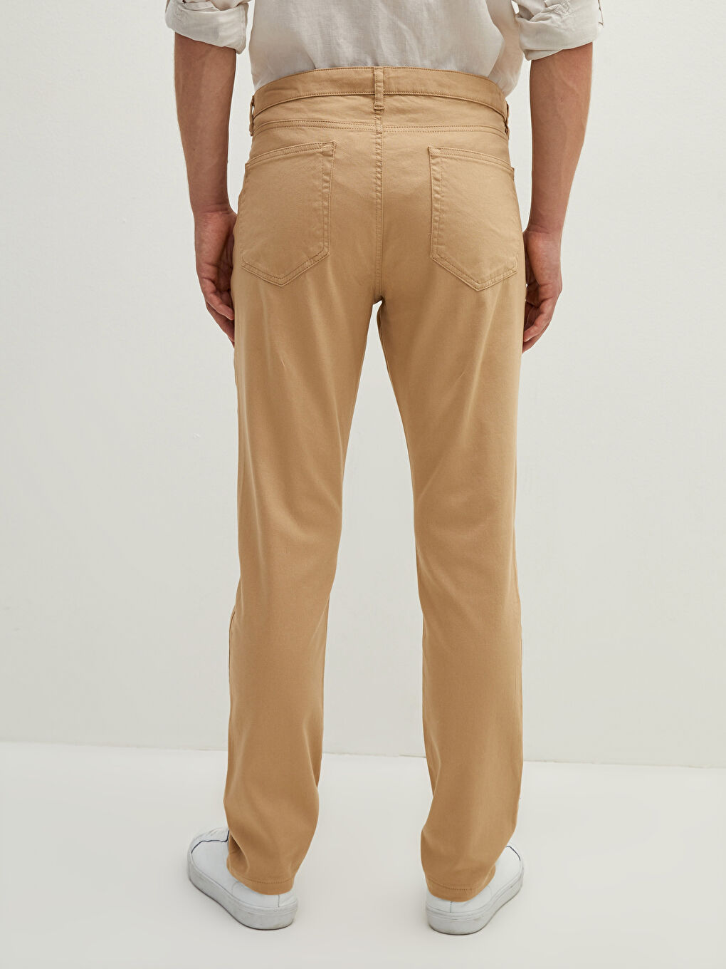 SOUTHBLUE Schlanke Passform Dobby-Gewebe Herren-Hosen -W11574Z8-FM0