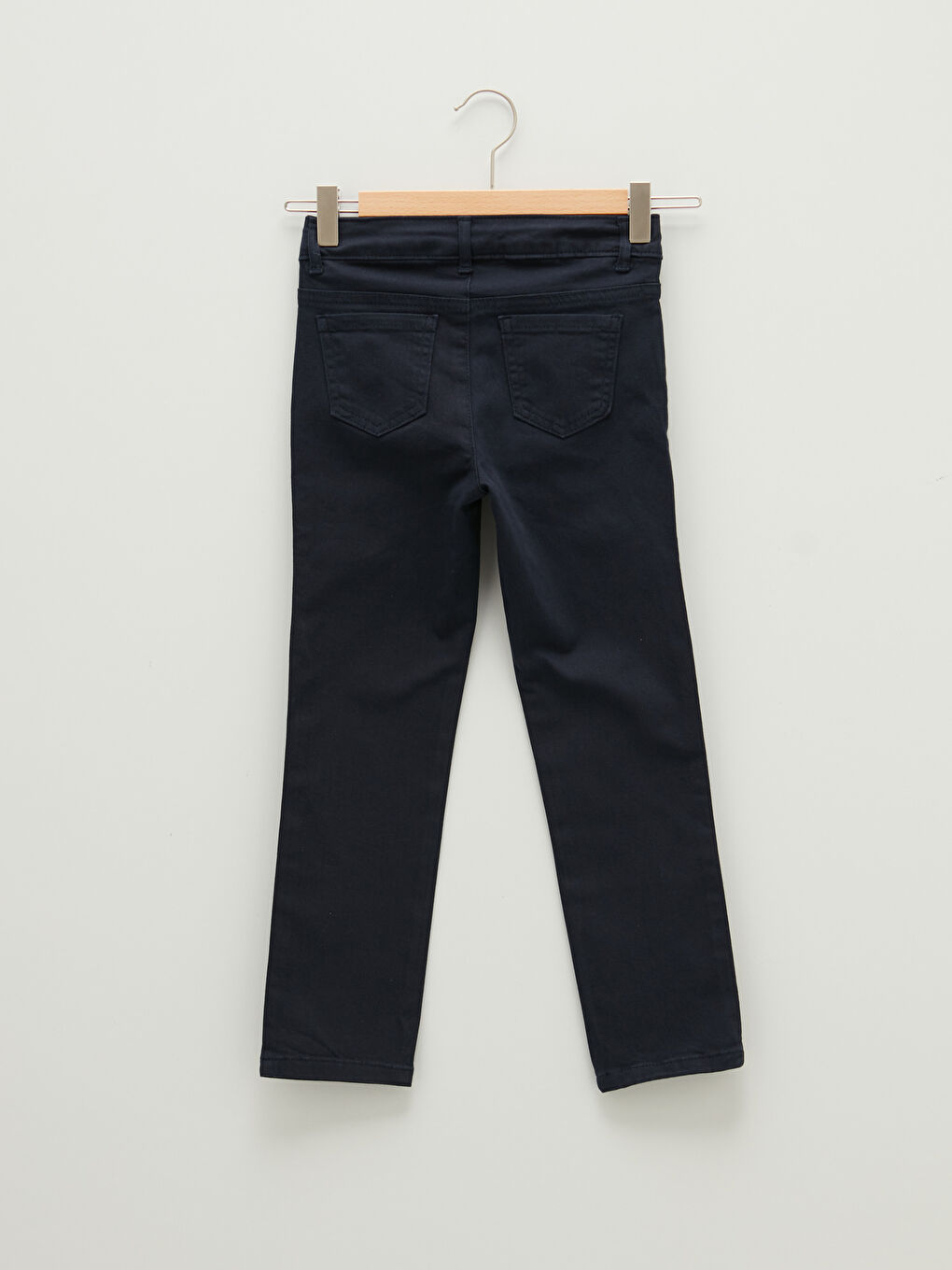 Брюки для девочек из габардина слим фит-1