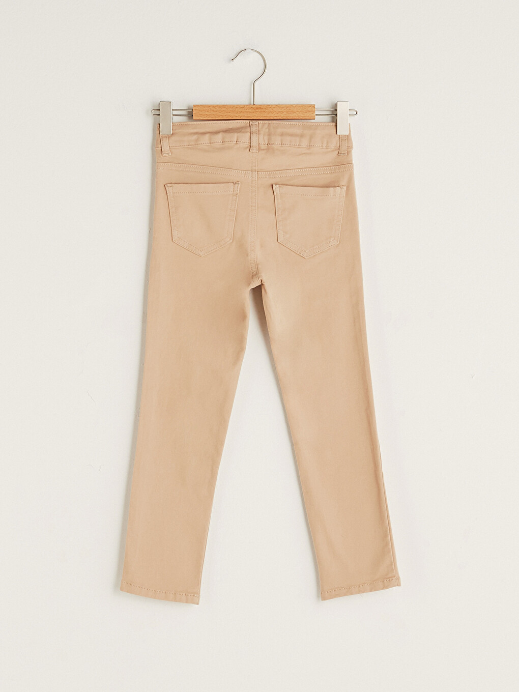 Slim Fit Gabardine Girl Trousers-1