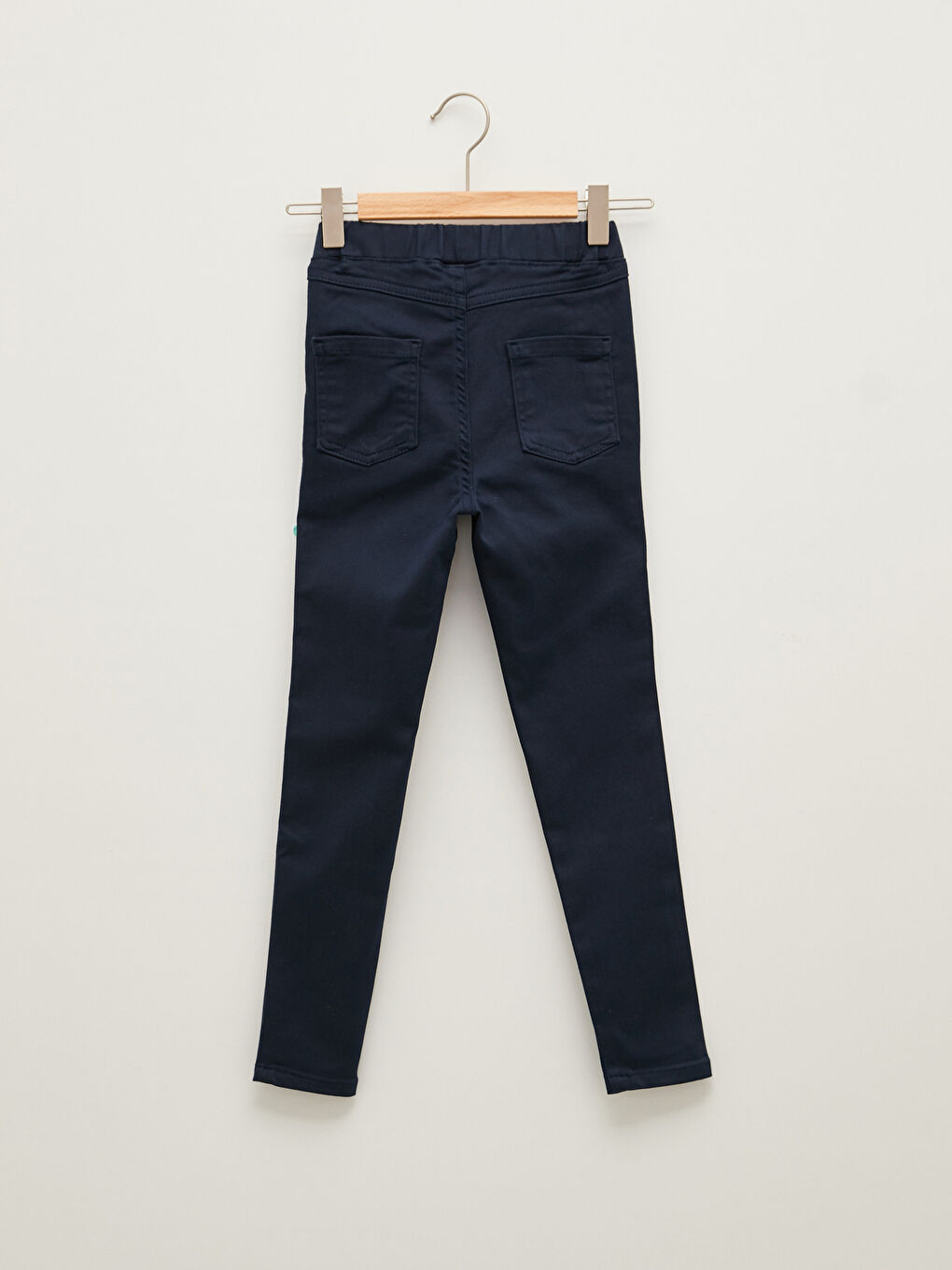 Slim Fit Gabardine Girl Trousers-1