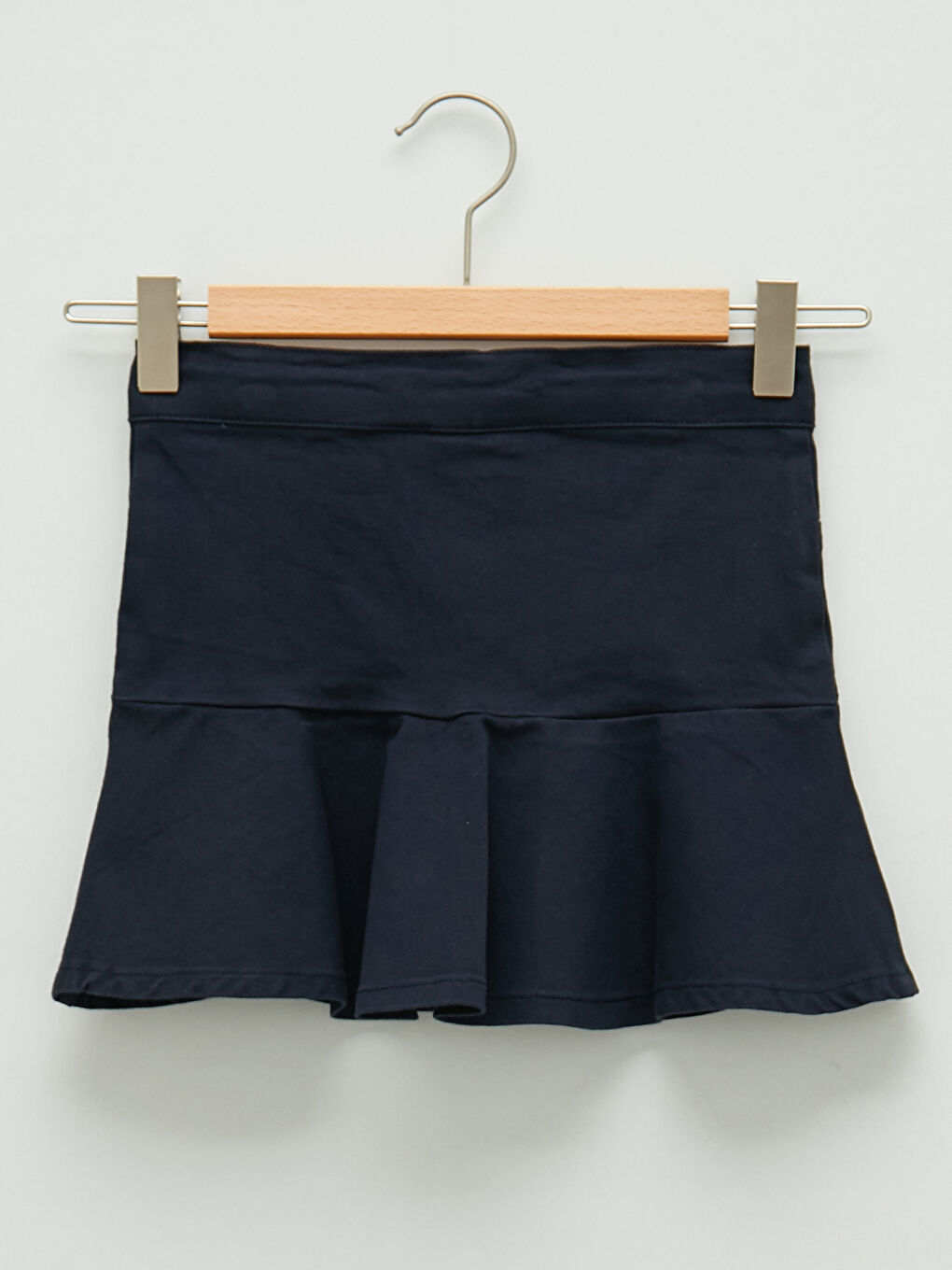 LCW Kids Basic Gabardine Girl's Flared Skirt -W11578Z4-HRC