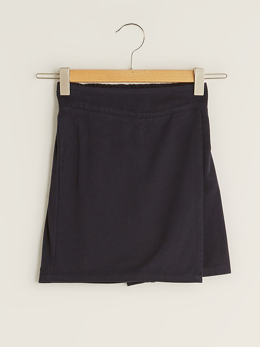 LCW Kids Basic Gabardine Girl Short Skirt -W11582Z4-HRC