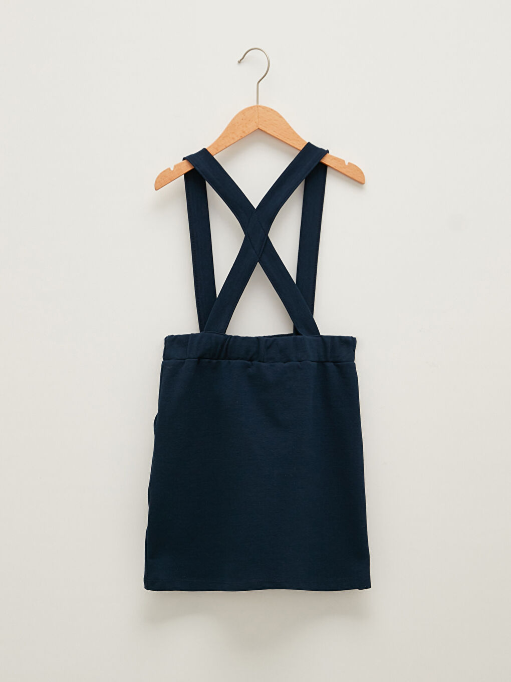 LCW Kids Elastic Waist Basic Gabardine Girl Skirt -W11589Z4-HRC