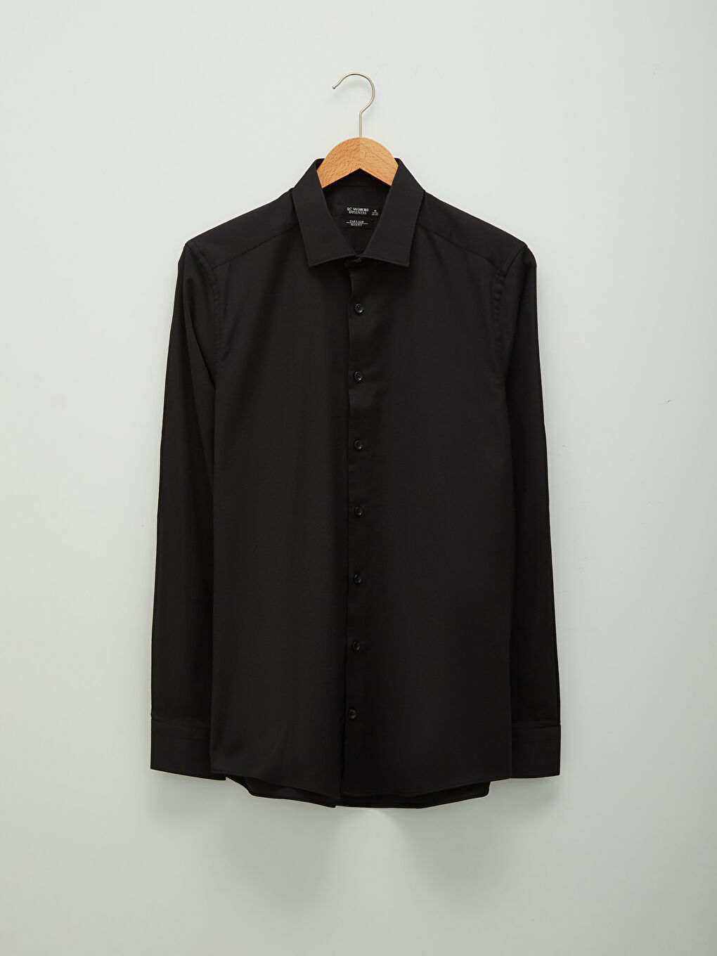 قميص أوكسفورد كم طويل رفيع للرجال-5