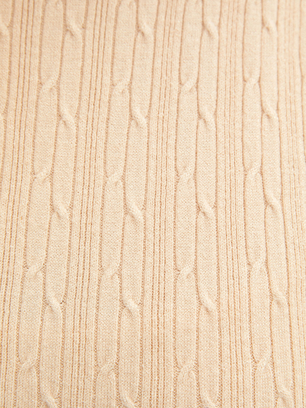 سترة تريكو بكول عالي كم طويل بسيط نساء-3