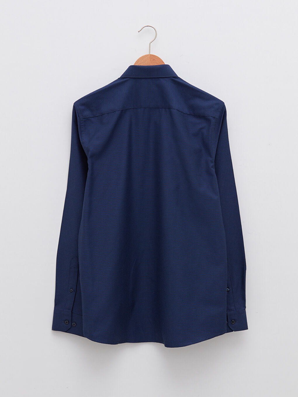 Slim Fit Long Sleeve Men's Shirt-6