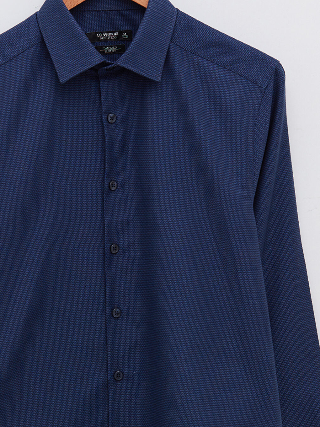 Slim Fit Long Sleeve Men's Shirt-7