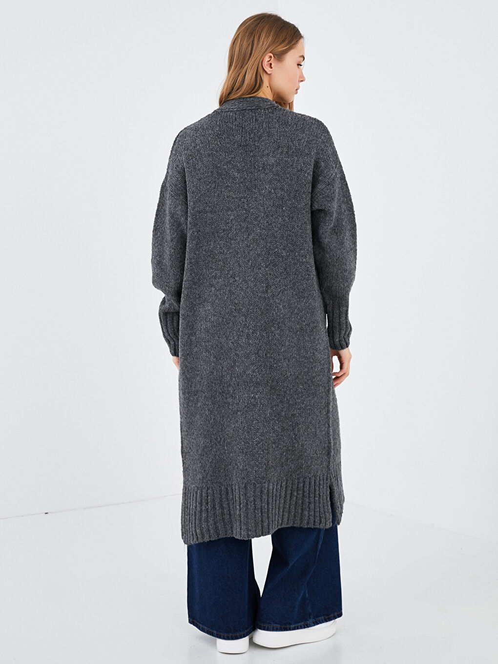 Pocket Detailed Long Sleeve Women's Knitwear Cardigan-5