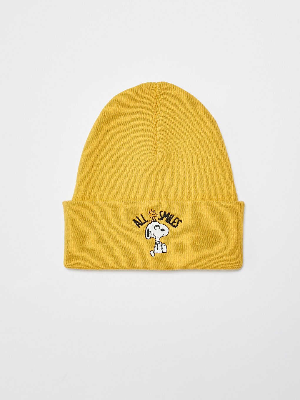 Girl Snoopy Embroidered Knitwear Beanie