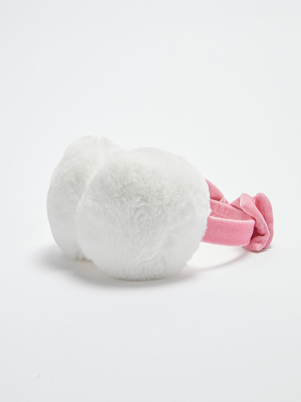 Қыздарға арналған таспа қосылған үлпілдек құлаққап-2