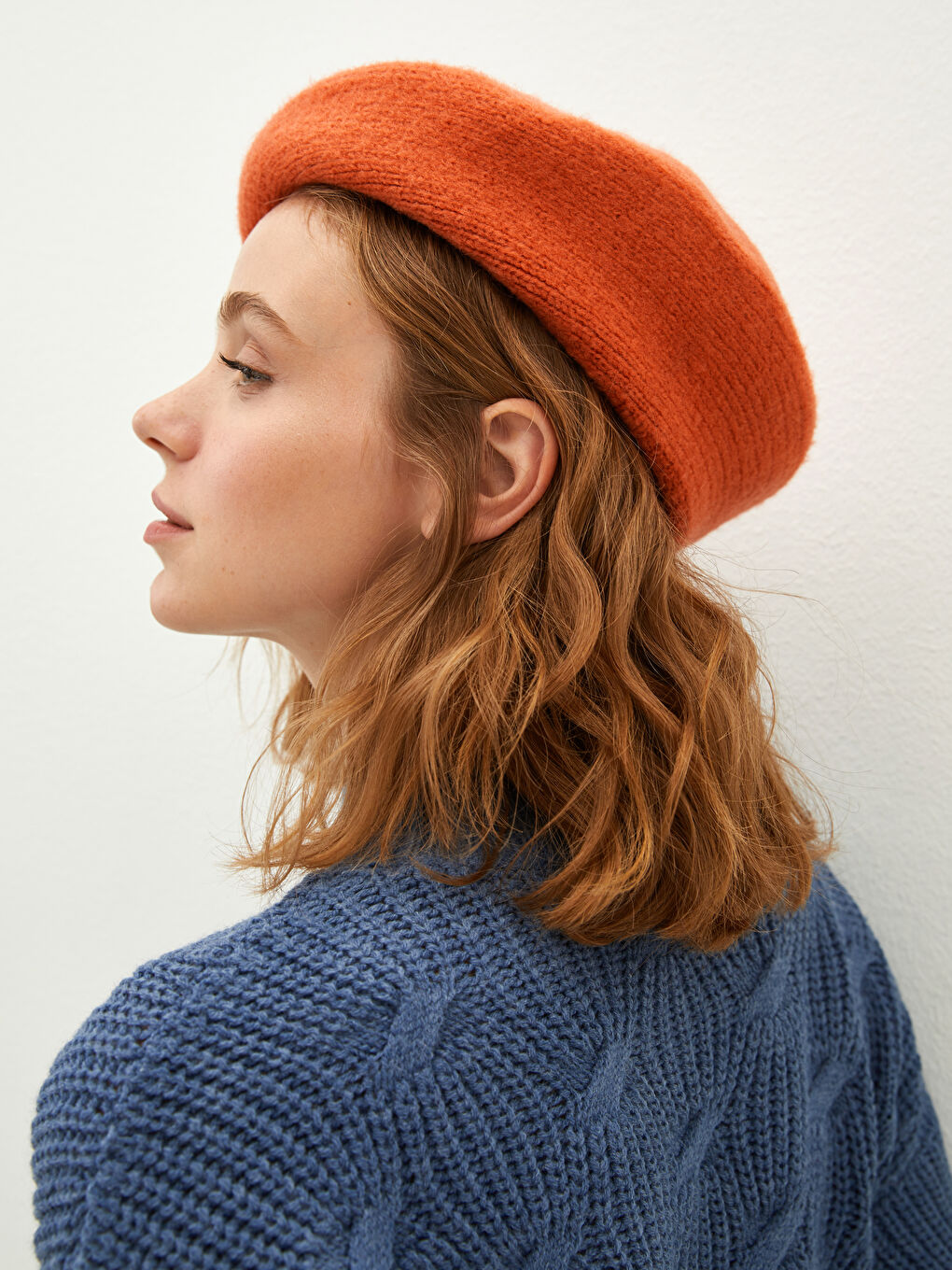 Beretă Femeie Pictor Tricotată-1