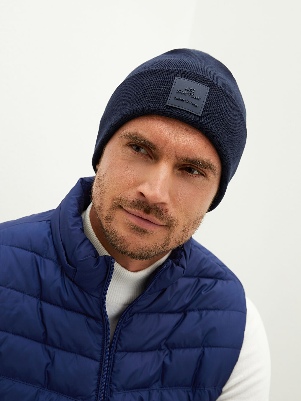 Детализированный Мужской Трикотажный Берет