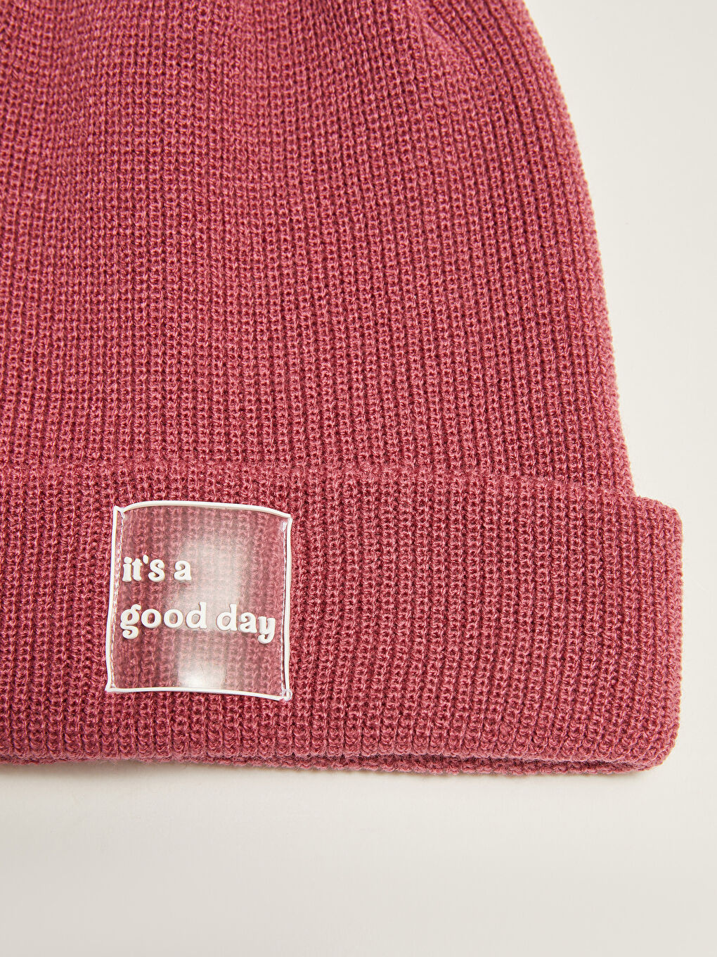 LCW ACCESSORIES Label Printed Women's Tricot Beret -W11686Z8-GPK