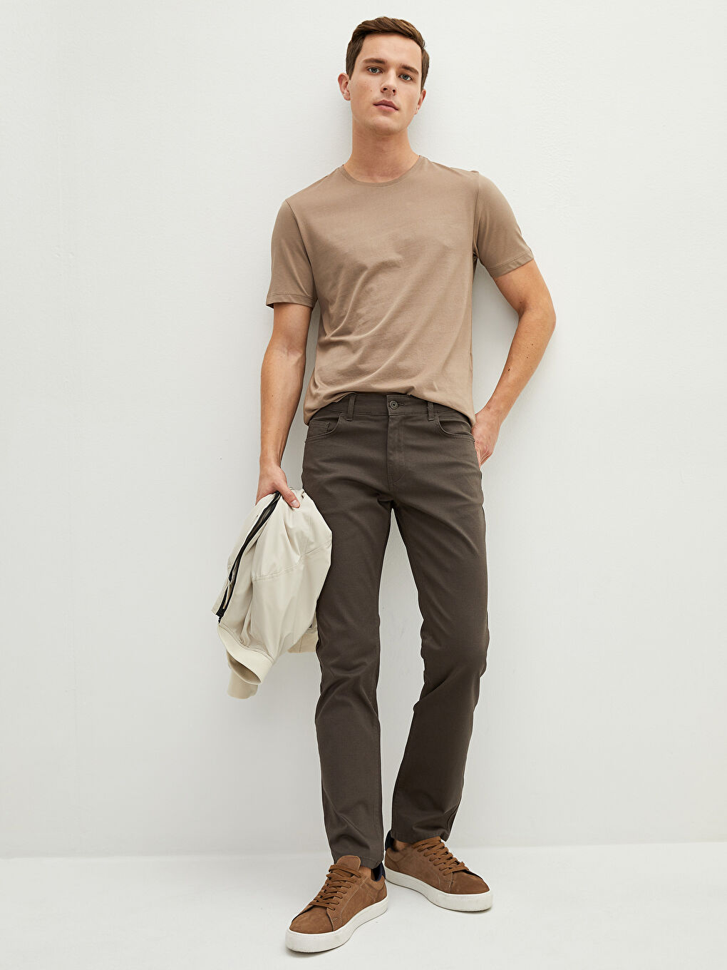 LCWAIKIKI Classic Regular Fit Texturierte Herren Hose -W11691Z8-MKS