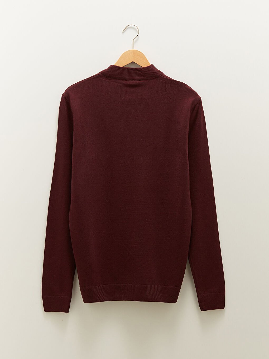 Half Turtleneck Long Sleeve Men's Knitwear Sweater-5