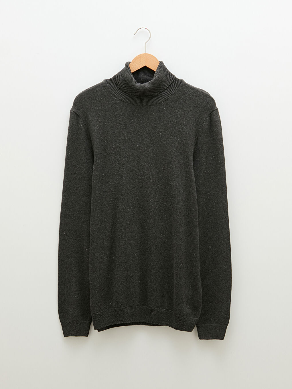 Half Turtleneck Long Sleeve Men's Knitwear Sweater-6