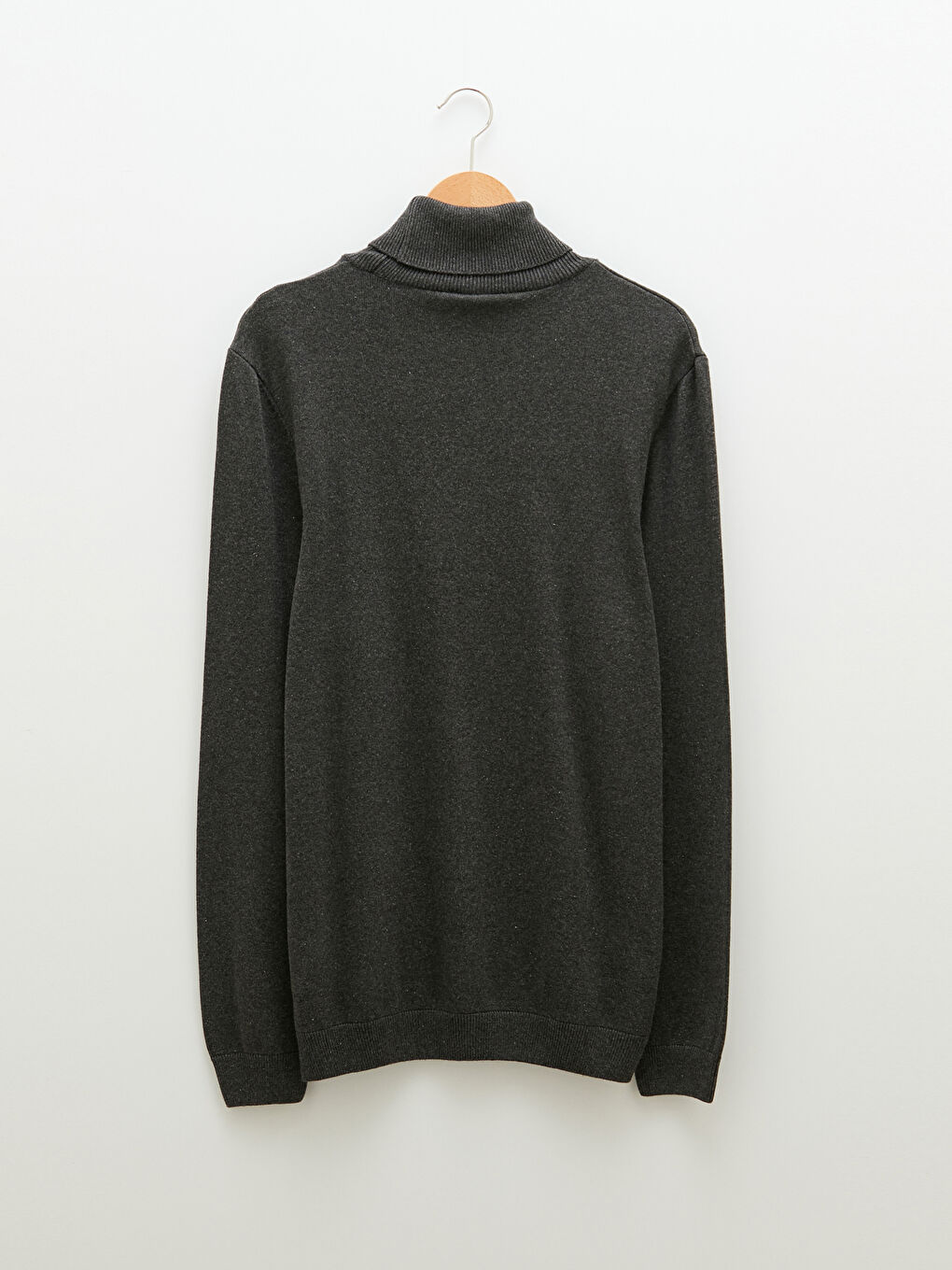 Half Turtleneck Long Sleeve Men's Knitwear Sweater-7