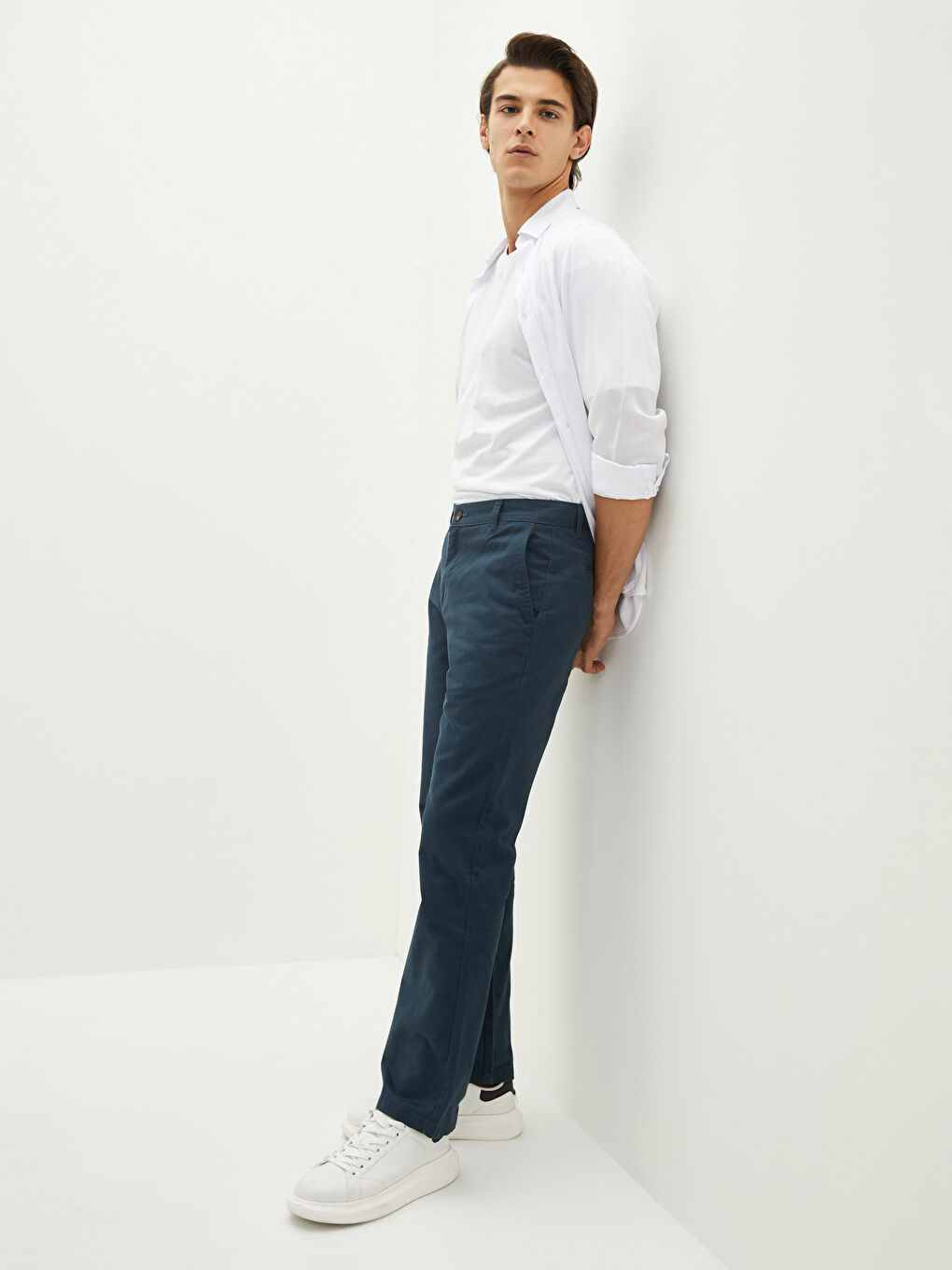 Wide Fit Men's Chino Trousers