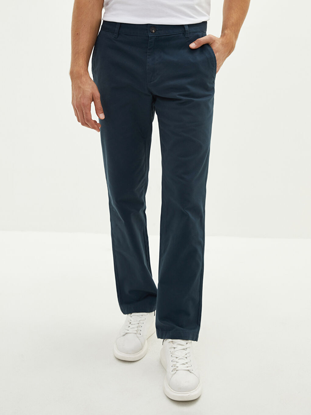 Wide Fit Men's Chino Trousers-3