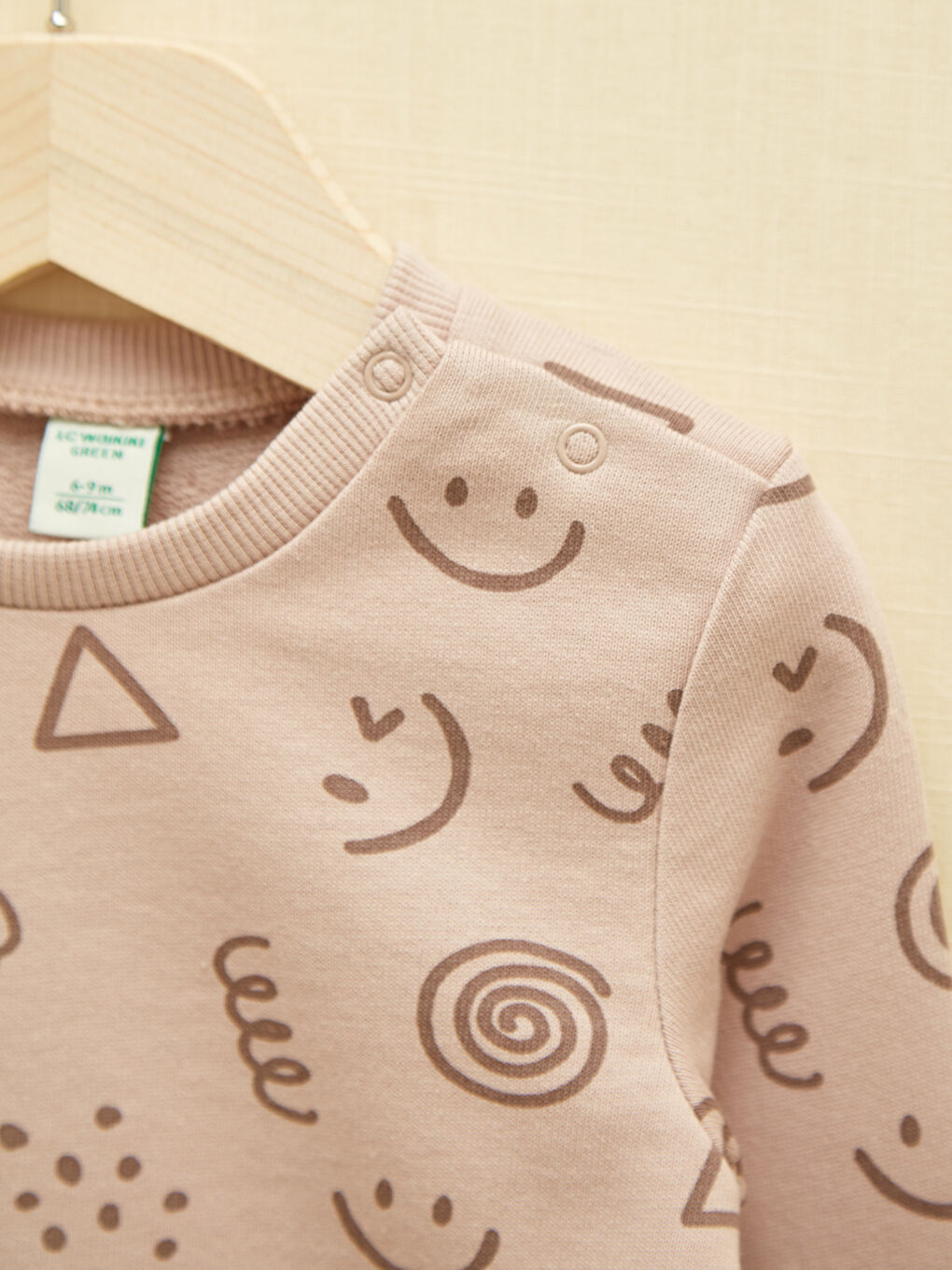 Printed Baby Boy Sweatshirt and Jogger Pants 2 Set-2