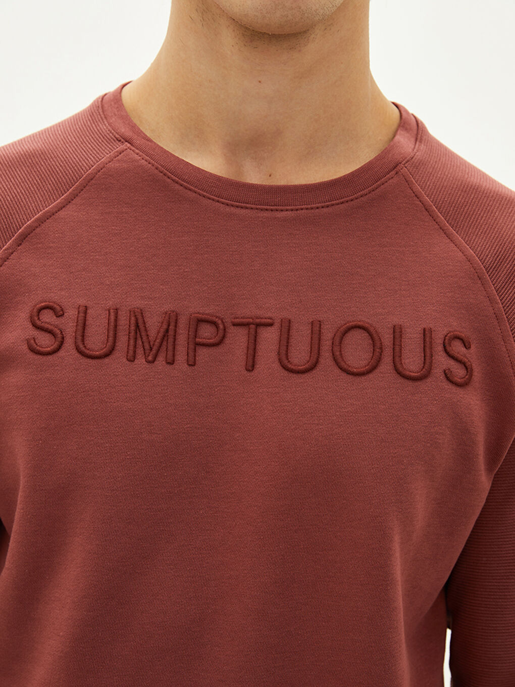 Crew Neck Long Sleeve Printed Men's Sweatshirt-4