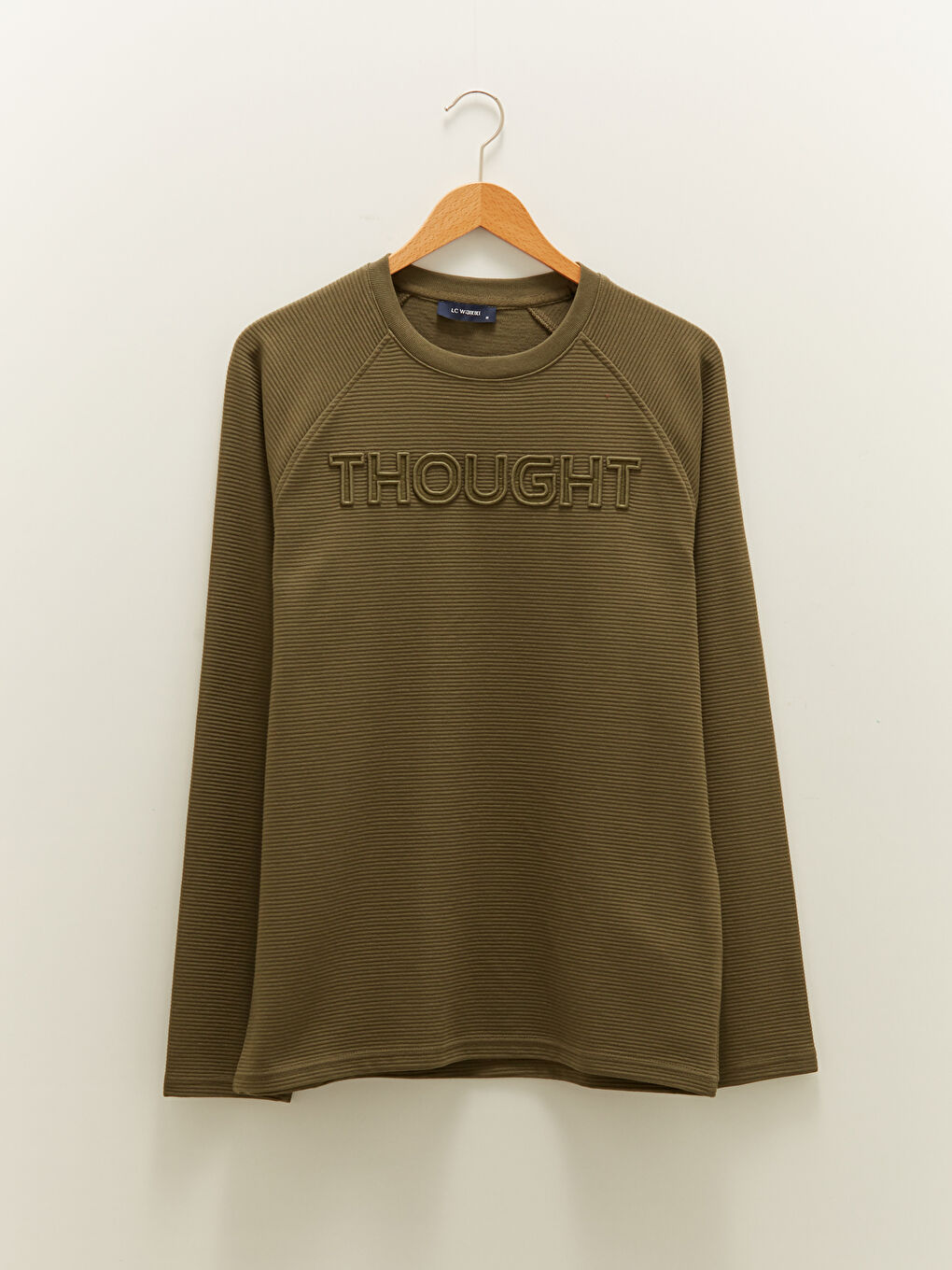 LCWAIKIKI Classic Crew Neck Long Sleeve Printed Men's T-Shirt -W11773Z8-HCZ