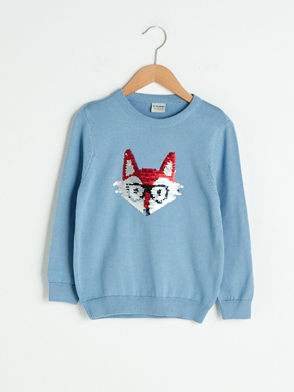 Екі жақты жылтыр дөңгелек жағалы ұлдарға арналған жұқа трикотаж жемпір