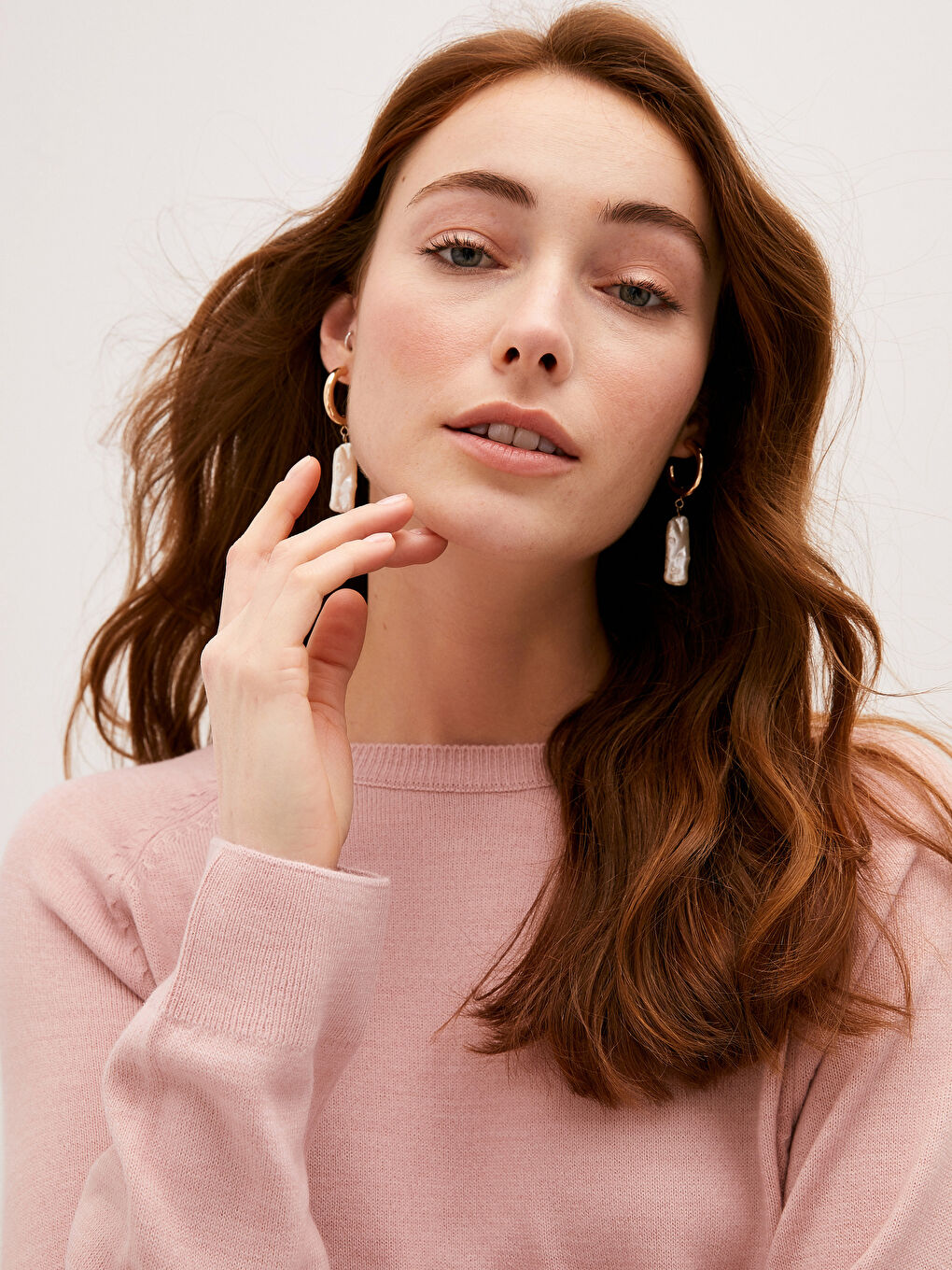 Crew Neck Regular Long Sleeve Women's Tricot Jumper-2