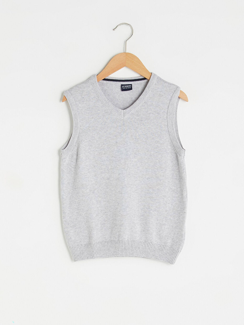 V Yaka Basic Erkek Çocuk İnce Triko Süveter