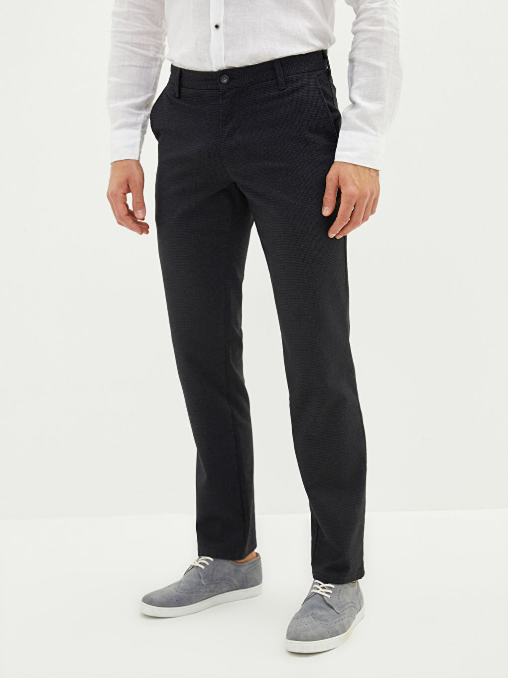 Straight Fit Men's Trousers-2
