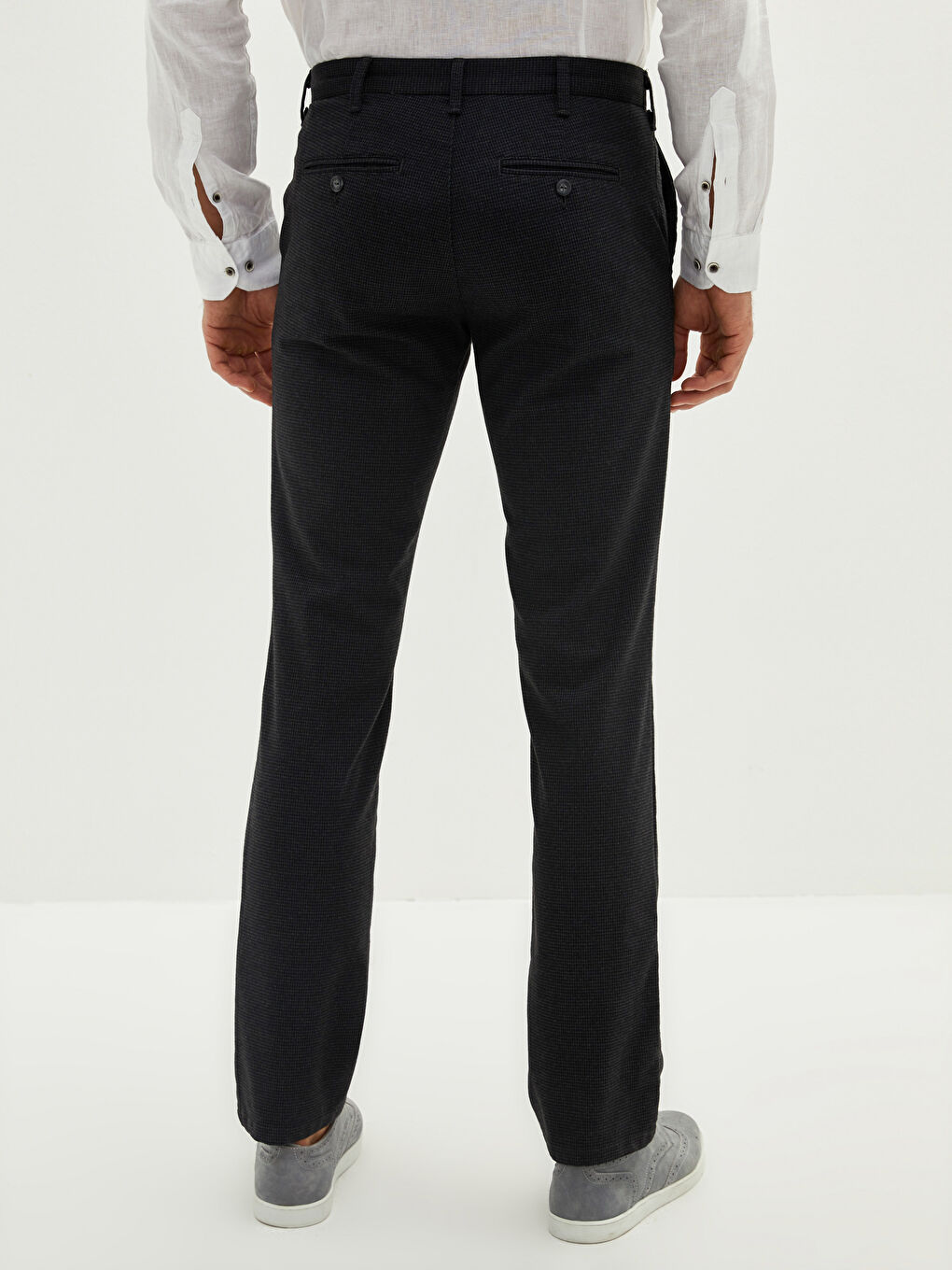Straight Fit Men's Trousers-4
