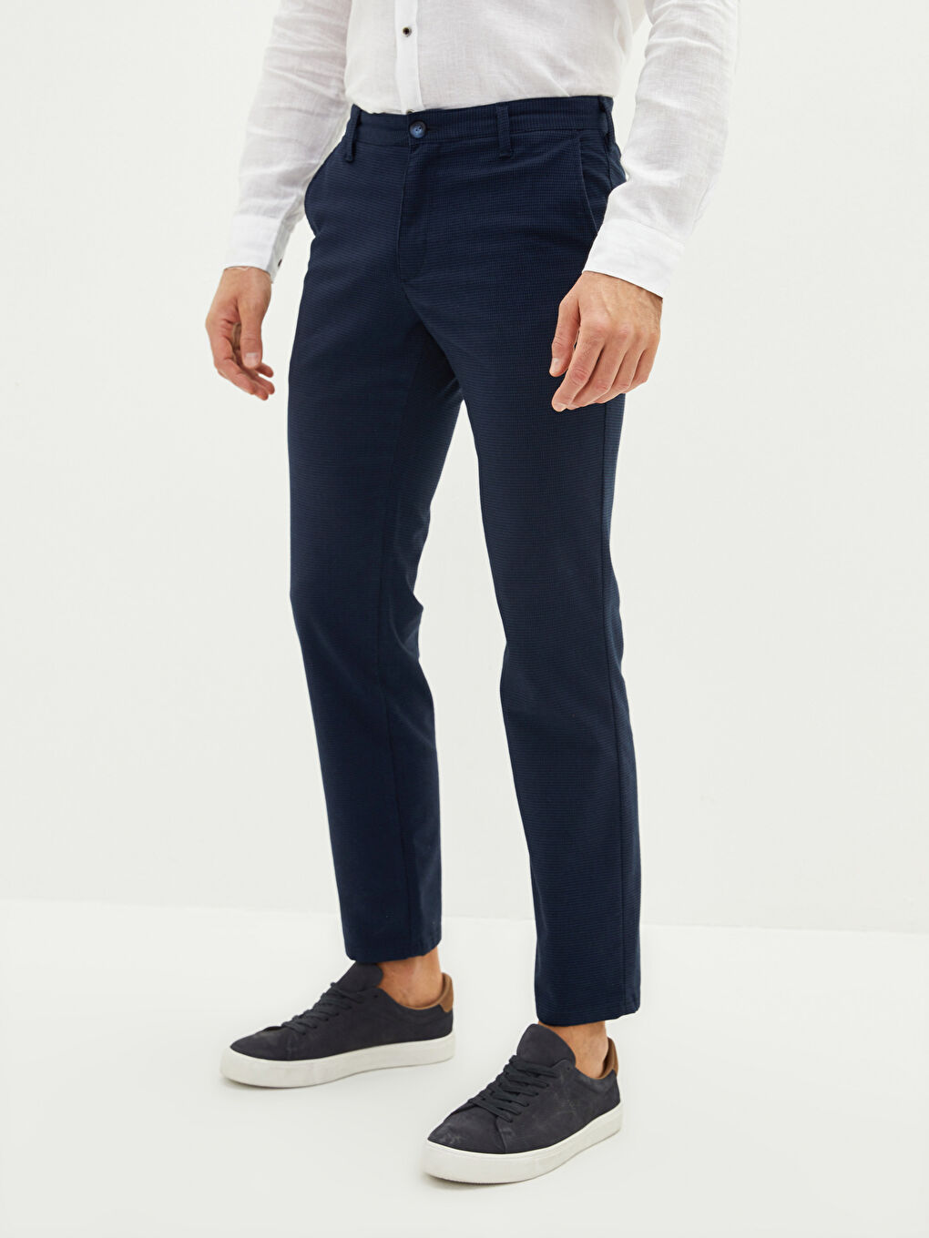 Straight Fit Men's Trousers-3