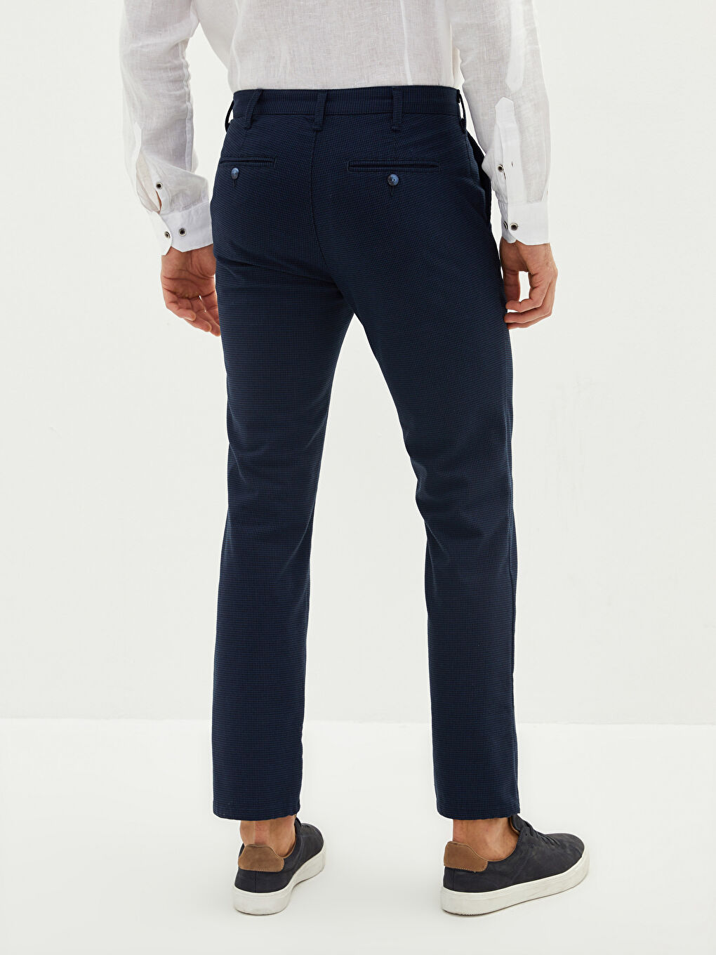 Straight Fit Men's Trousers-4