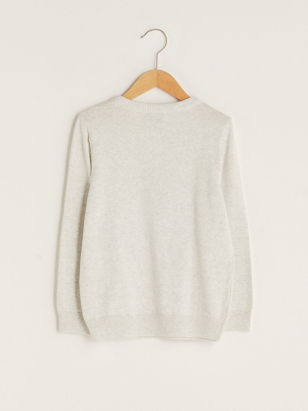 LCW Kids Crew Neck Patterned Long Sleeve Boy Thin Tricot Sweater -W11833Z4-LAK
