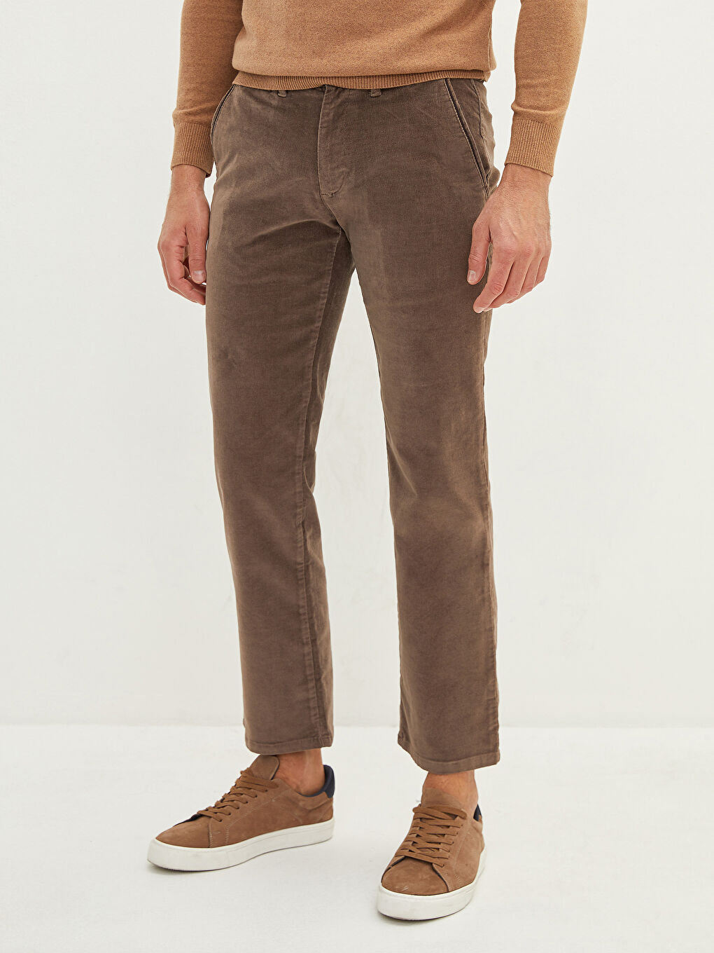 Standart Kalıp Kadife Erkek Pantolon-2