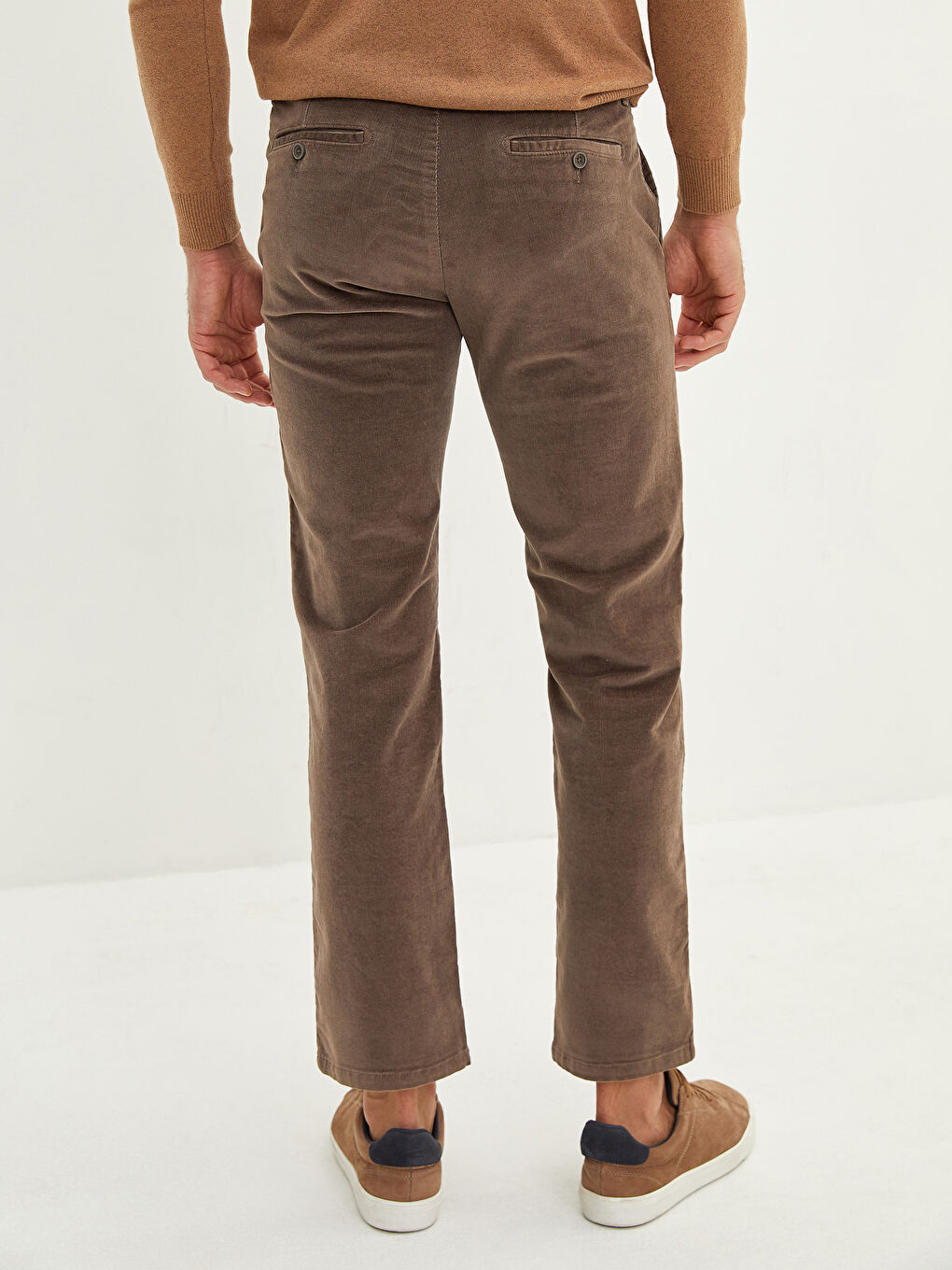 Standart Kalıp Kadife Erkek Pantolon-3