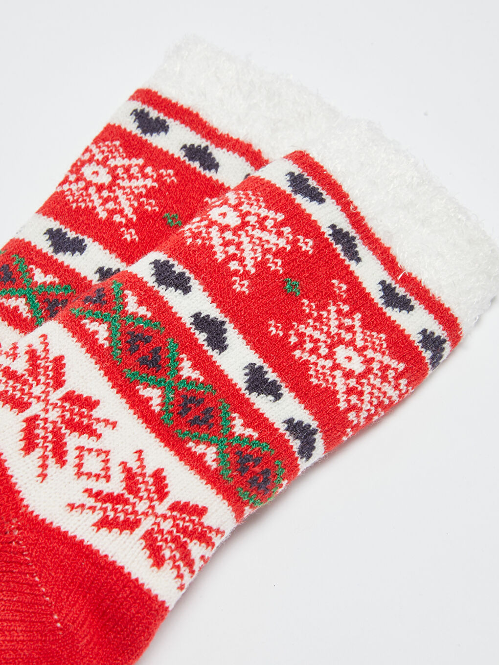LCW DREAM Weihnachtliche Damen Home Socken mit Rutschfester Sohle -W11988Z8-HNK