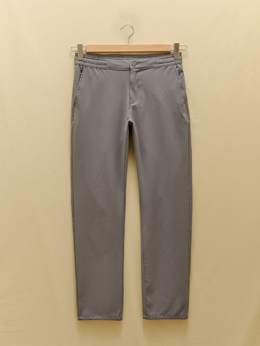 SOUTHBLUE Koyu Gri Slim Fit Armürlü Erkek Pantolon - 5