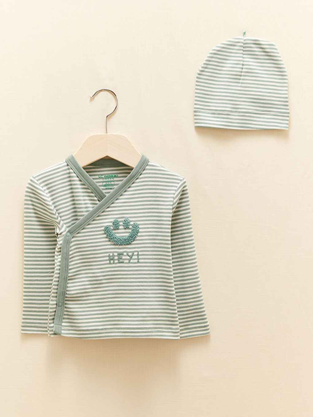 V Neck Long Sleeve Printed 3 Set-1