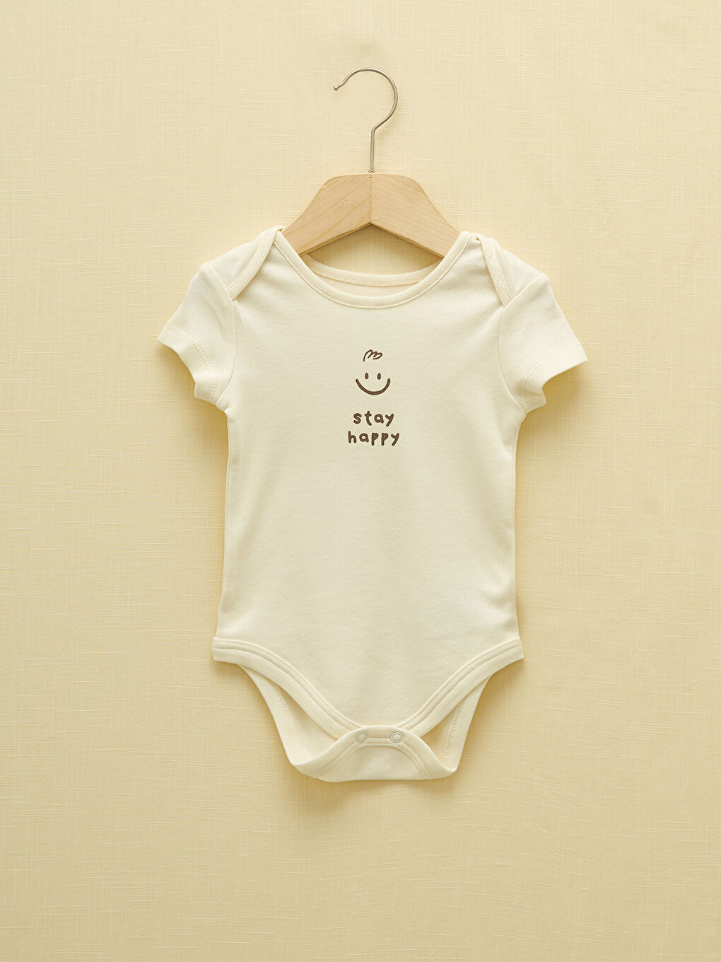 Printed Baby Boy Snapback Bodysuit and Beanie 3 Set-4