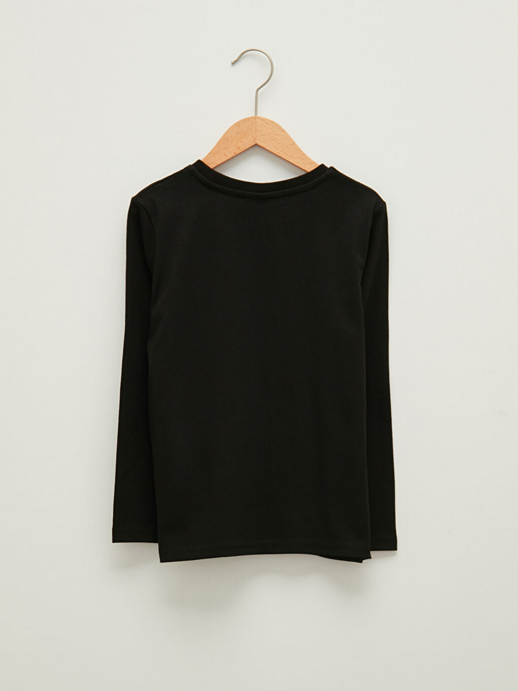 تيشيرت للأولاد بأكمام طويلة مطبوع برقبة دائرية-1