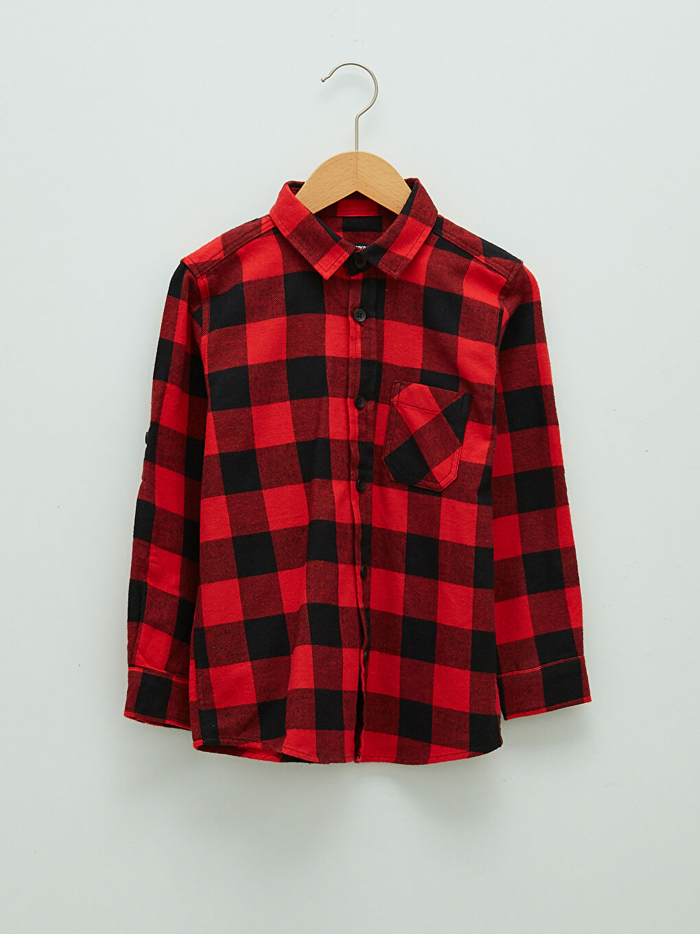 LCW Kids Plaid Long Sleeve Boy Lumberjack Shirt -W12069Z4-LPA