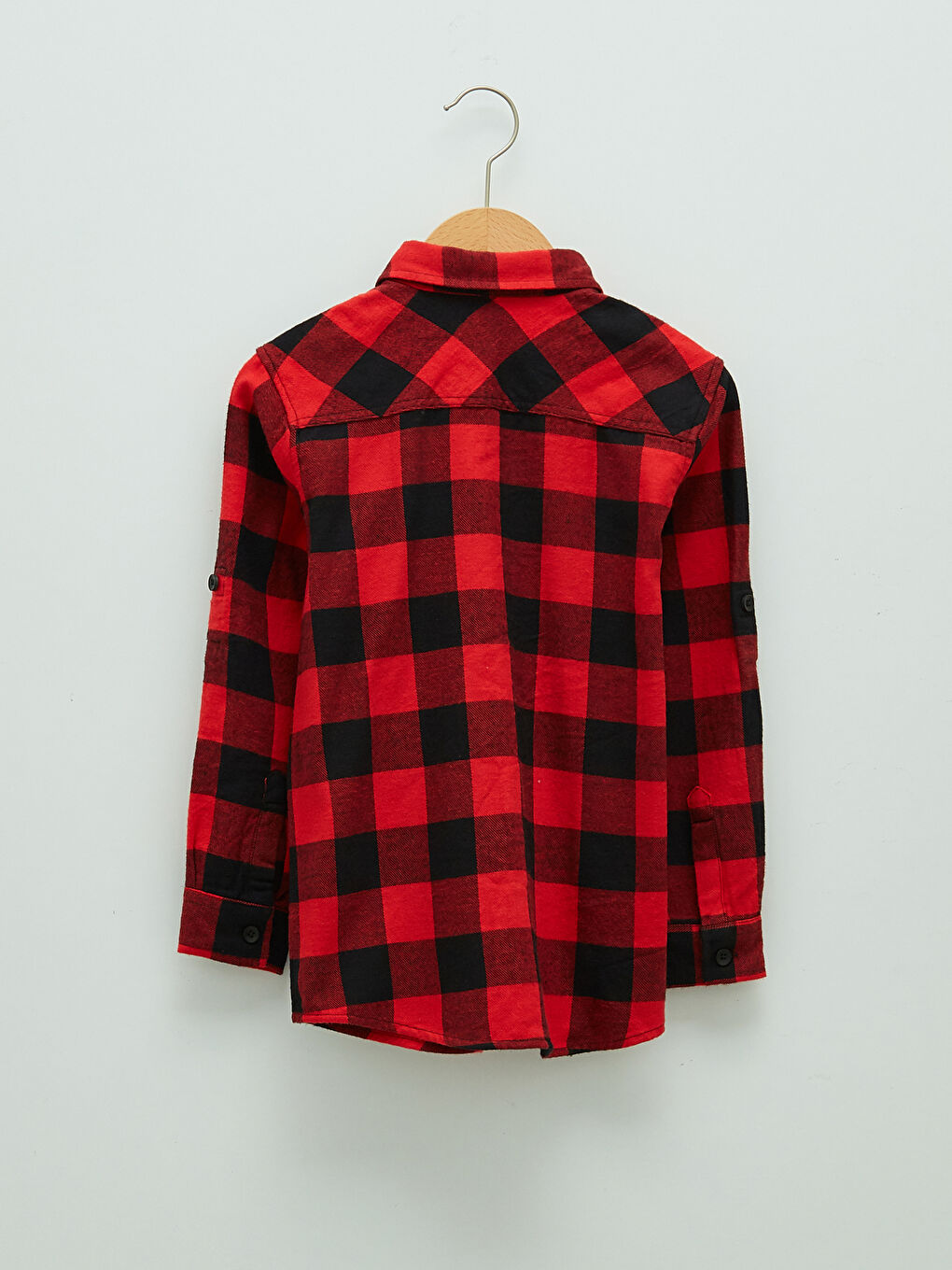 LCW Kids Plaid Long Sleeve Boy Lumberjack Shirt -W12069Z4-LPA