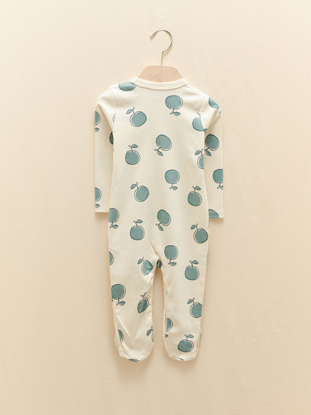 V Neck Long Sleeve Printed Baby Girl Jumpsuit 2 Pieces-2