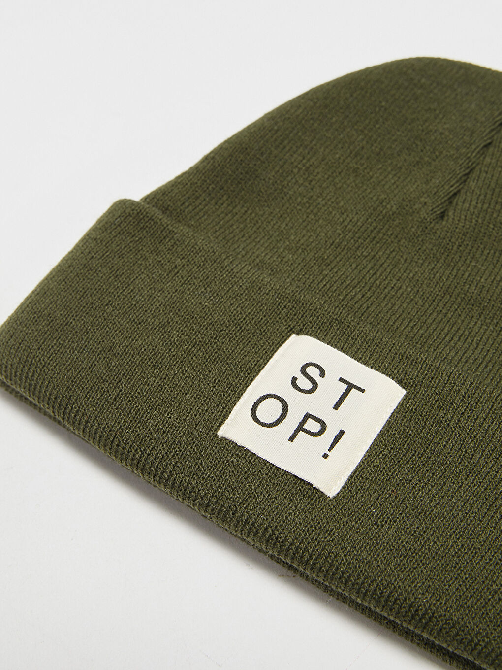 Берет Женский Трикотажный С Принтом-1