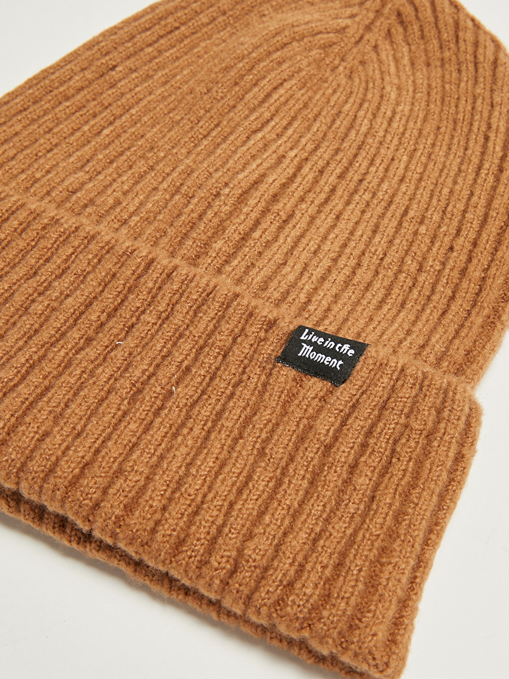 Label Printed Women's Knitwear Beanie-5