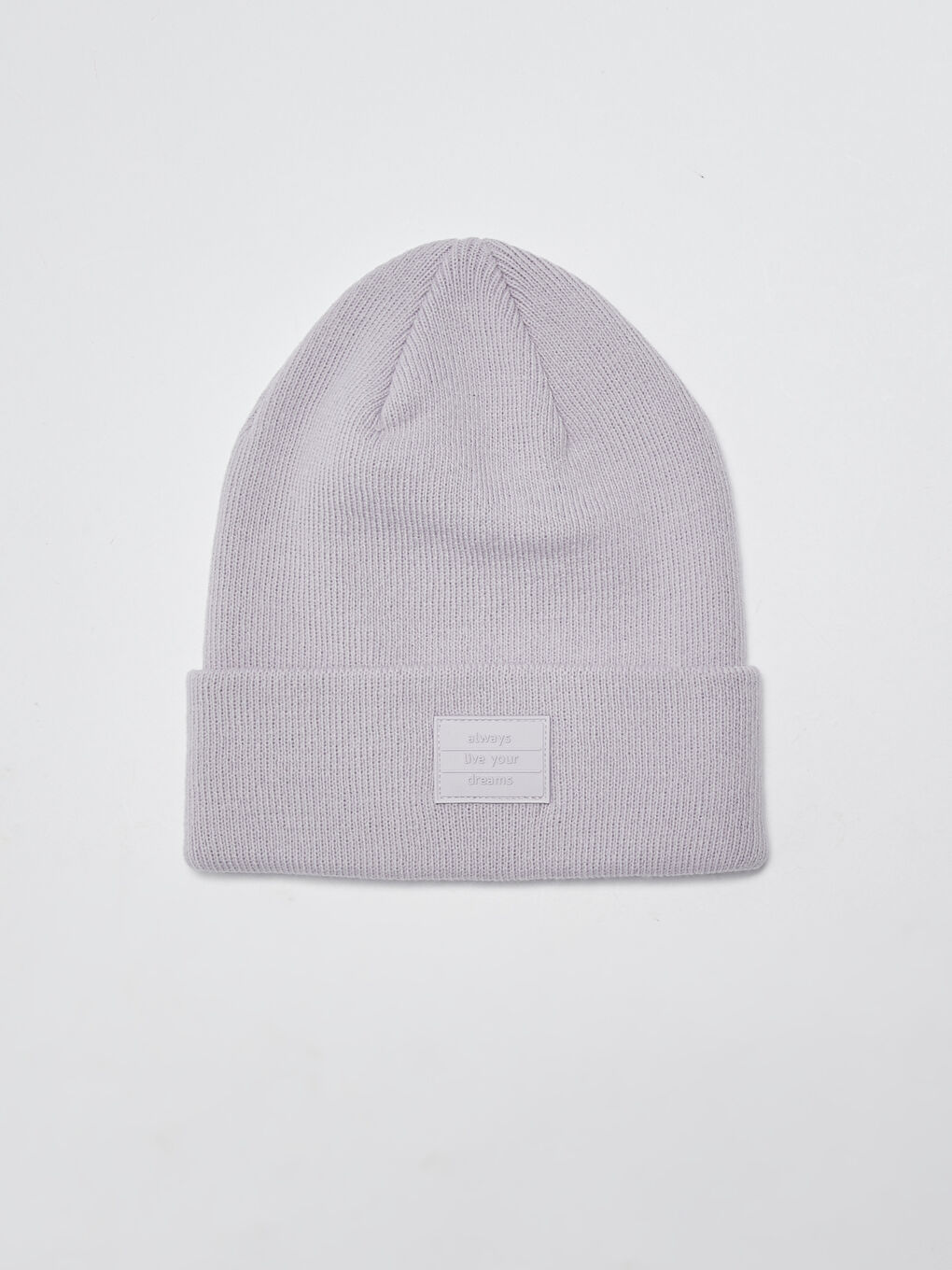 Label Printed Women's Tricot Beret