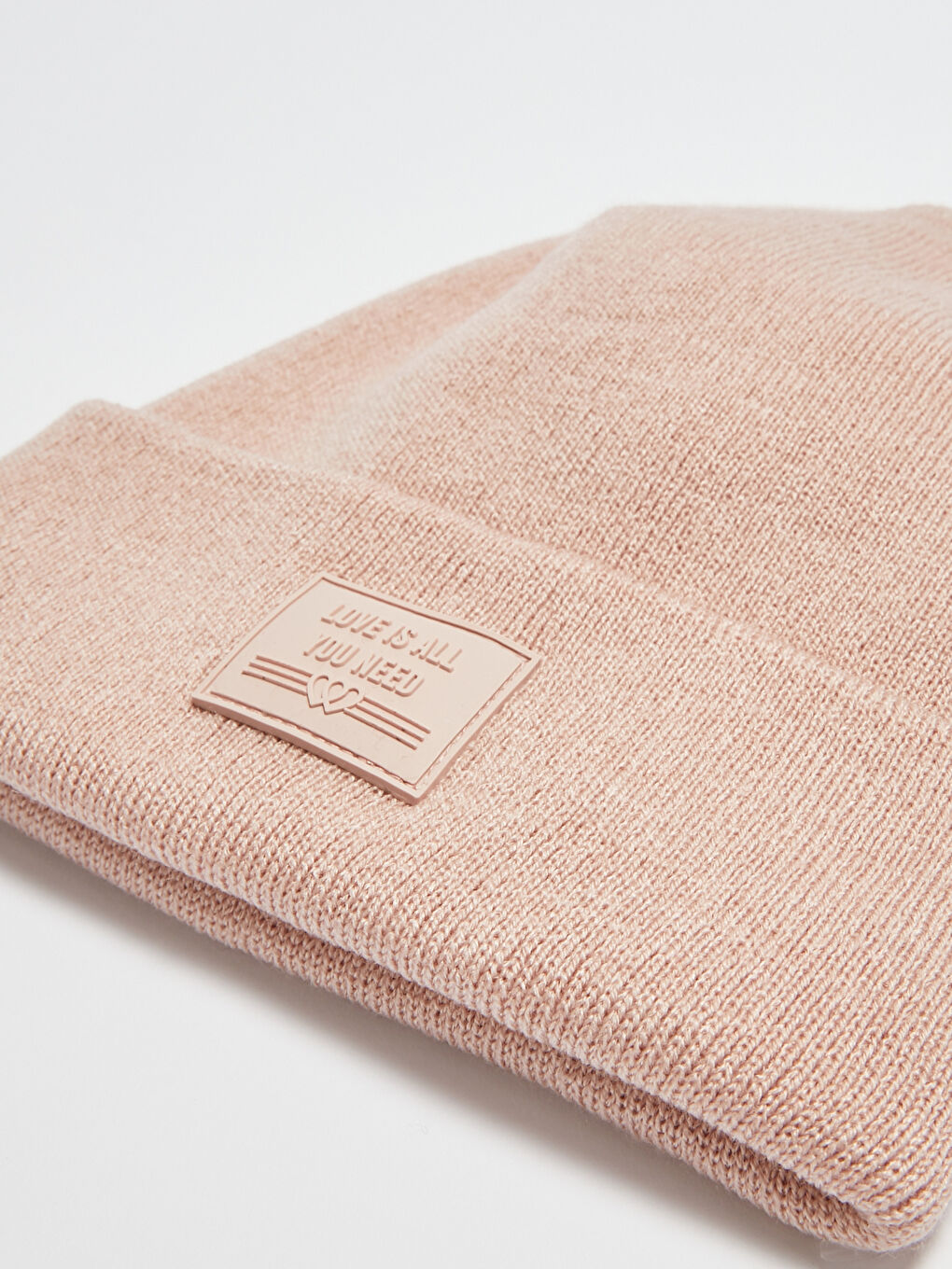 Берет Женский Трикотажный С Принтом-1