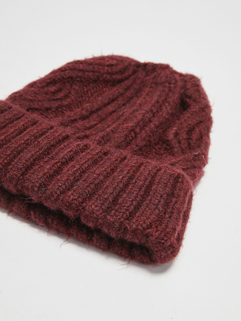Women's Knit Patterned Tricot Beanie-1