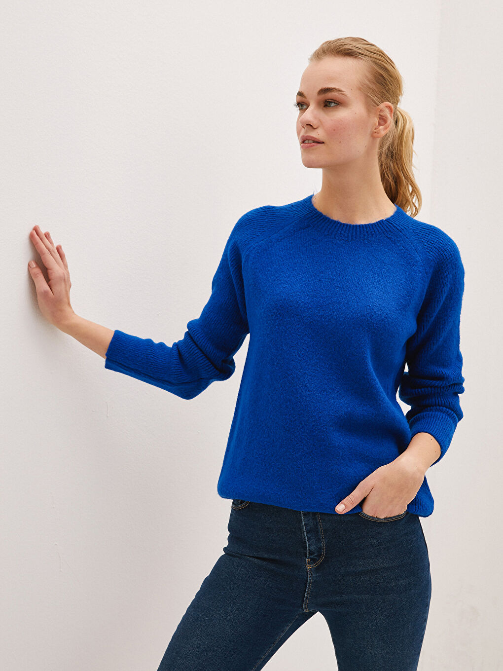 әйелдерге арналған трикотаж жемпір-2